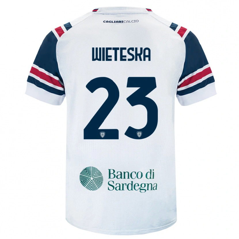 Danxen Women Mateusz Wieteska #23 White Red Green Away Jersey 2026/27 T-Shirt