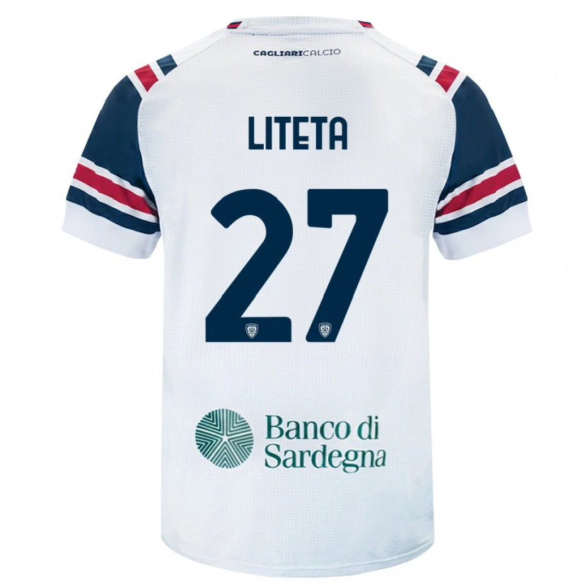 Danxen Women Joseph Liteta #27 White Red Green Away Jersey 2026/27 T-Shirt