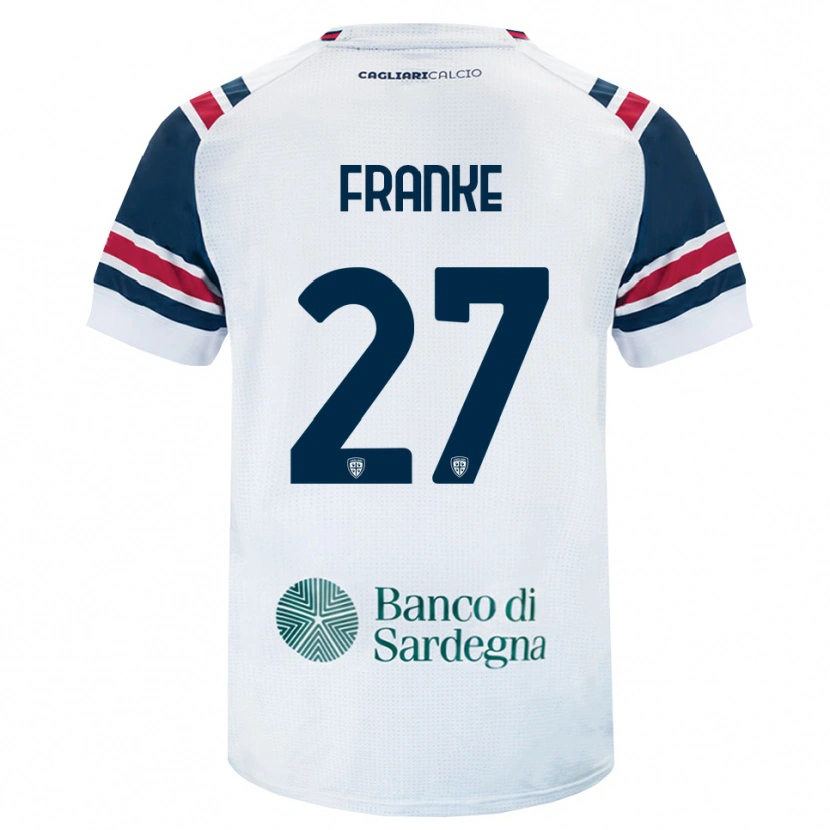 Danxen Women Antoni Franke #27 White Red Green Away Jersey 2026/27 T-Shirt