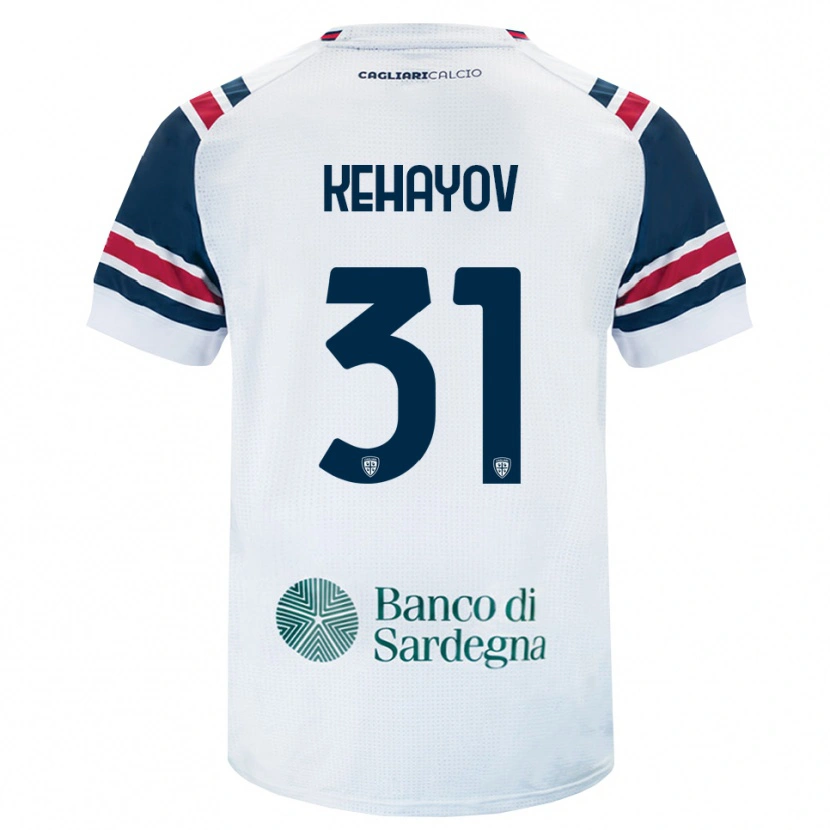 Danxen Women Atanas Kehayov #31 White Red Green Away Jersey 2026/27 T-Shirt
