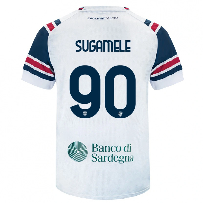 Danxen Women Alessandro Sugamele #90 White Red Green Away Jersey 2026/27 T-Shirt