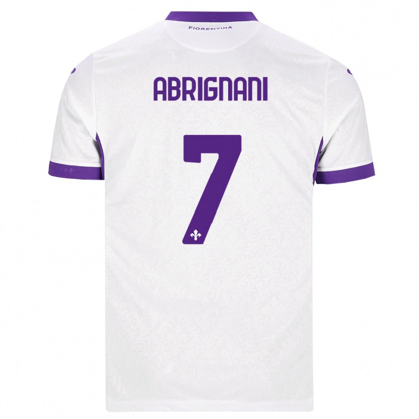 Danxen Women Filippo Abrignani #7 White Purple Away Jersey 2026/27 T-Shirt