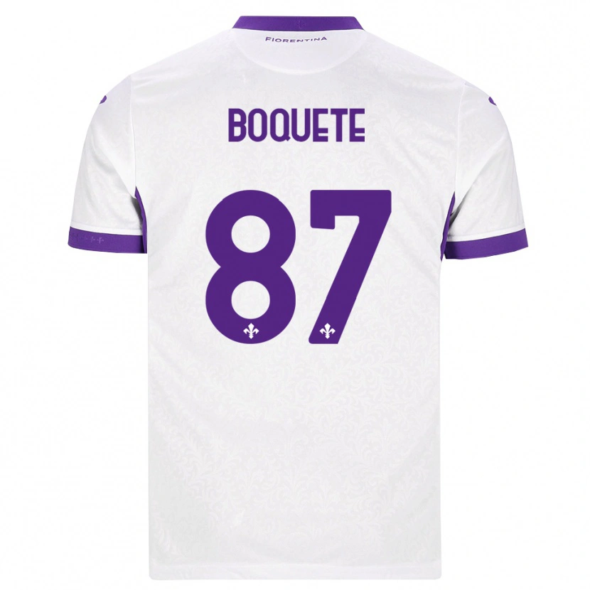 Danxen Women Veronica Boquete #87 White Purple Away Jersey 2026/27 T-Shirt
