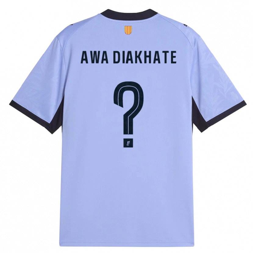 Danxen Women Ndeye Awa Diakhate #0 Lavender Black Third Jersey 2026/27 T-Shirt