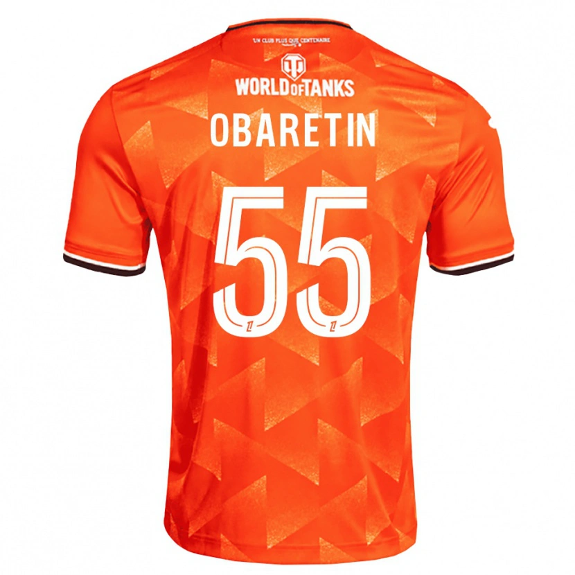 Danxen Women Nosa Edward Obaretin #55 Orange White Black Home Jersey 2026/27 T-Shirt