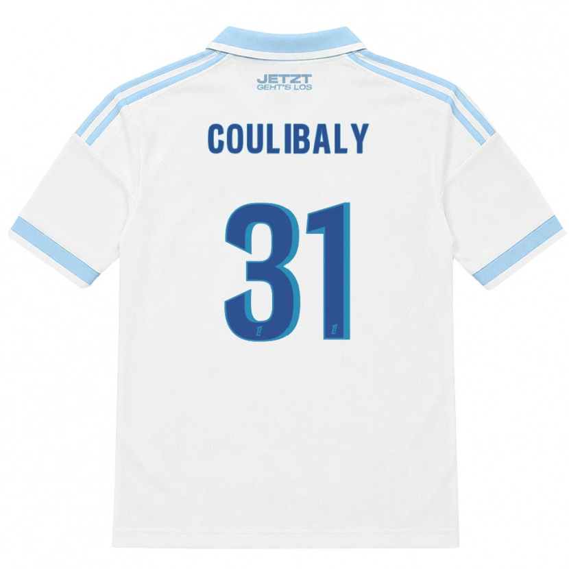 Danxen Women Karim Coulibaly #31 Light Sky Blue White Red Away Jersey 2026/27 T-Shirt