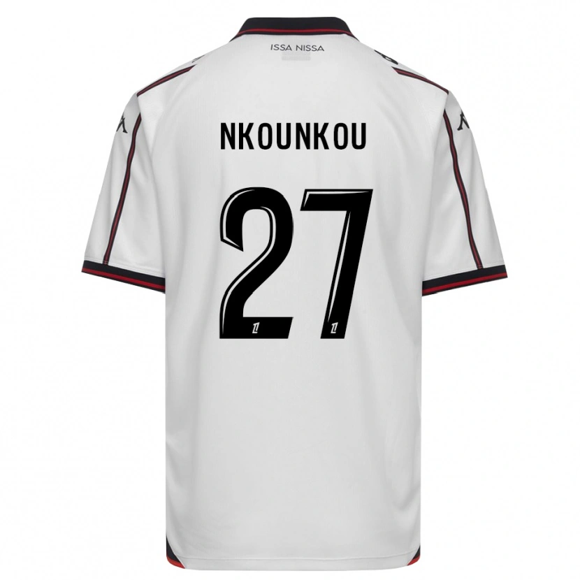 Danxen Women Niels Nkounkou #27 Black White Away Jersey 2026/27 T-Shirt