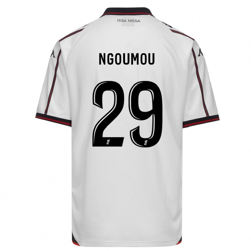 Danxen Women Nathan Ngoumou #29 Black White Away Jersey 2026/27 T-Shirt
