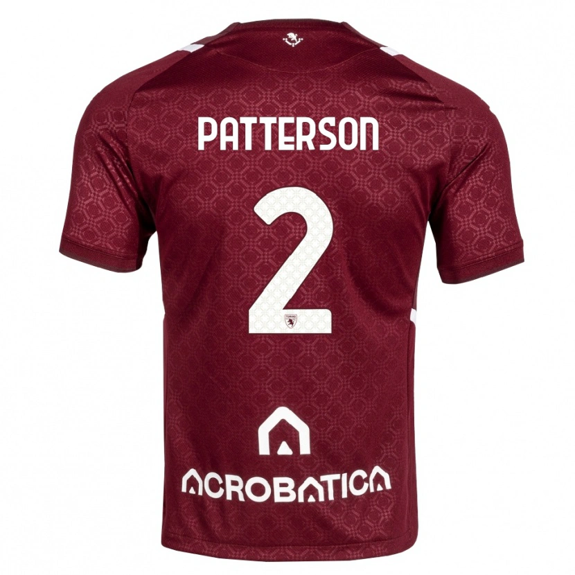 Danxen Kid Nathan Patterson #2 Burgundy White Home Jersey 2026/27 T-Shirt