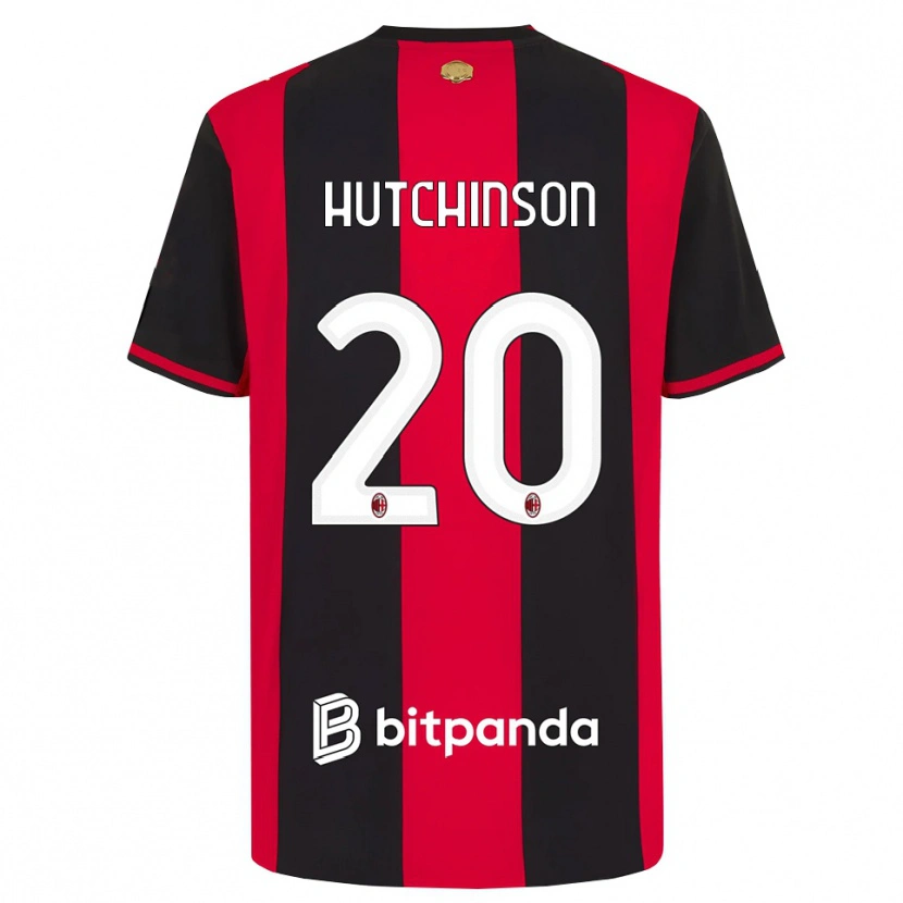 Danxen Kid Omari Hutchinson #20 Red Black White Home Jersey 2026/27 T-Shirt
