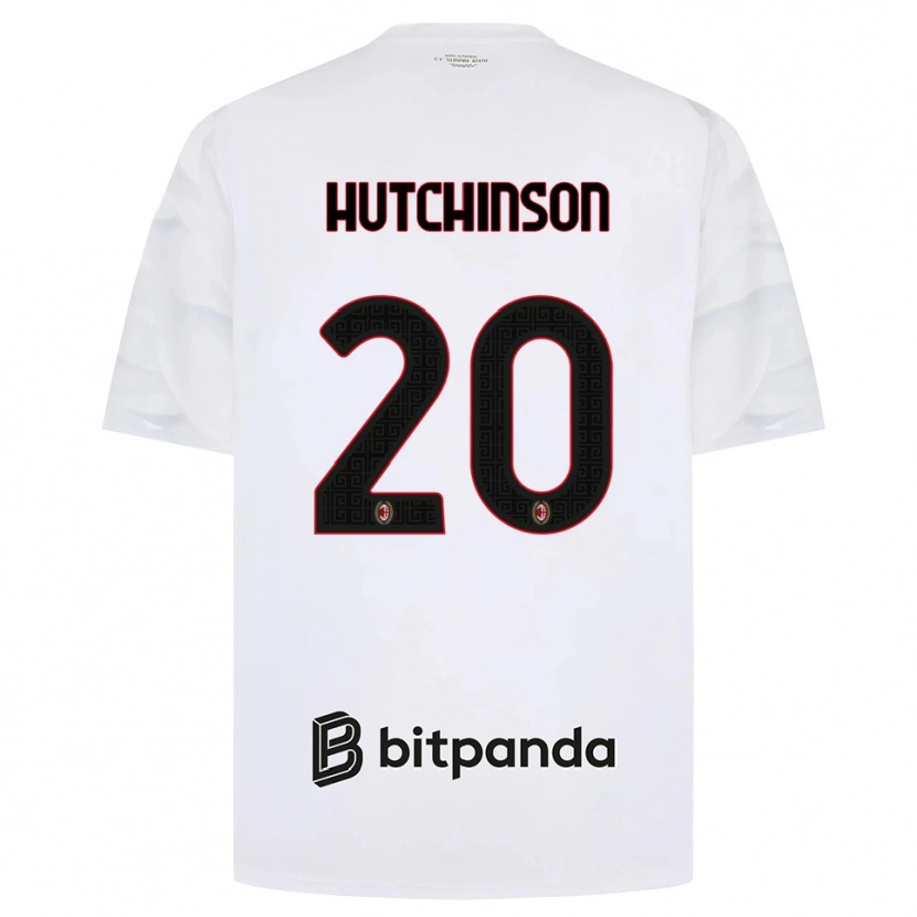 Danxen Kid Omari Hutchinson #20 White Red Black Away Jersey 2026/27 T-Shirt