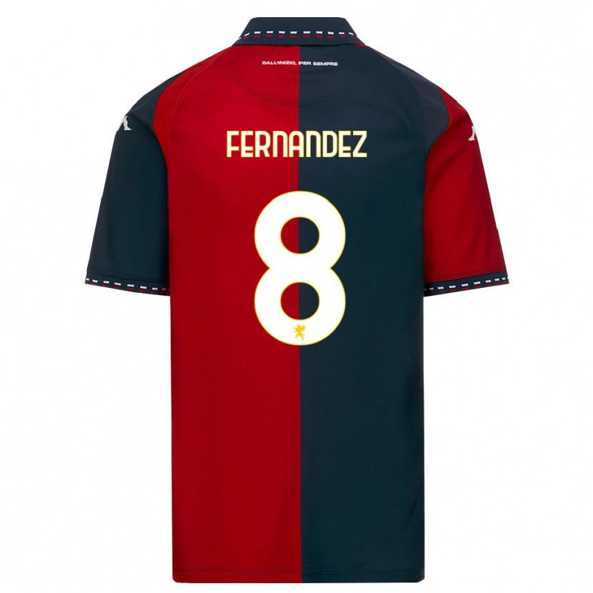 Danxen Kid Maria Fernandez #8 Red Black White Home Jersey 2026/27 T-Shirt