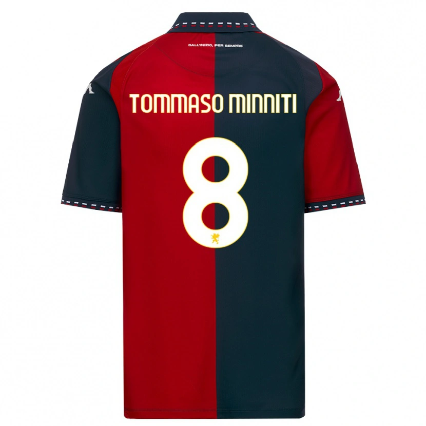 Danxen Kid Giovanni Tommaso Minniti #8 Red Black White Home Jersey 2026/27 T-Shirt