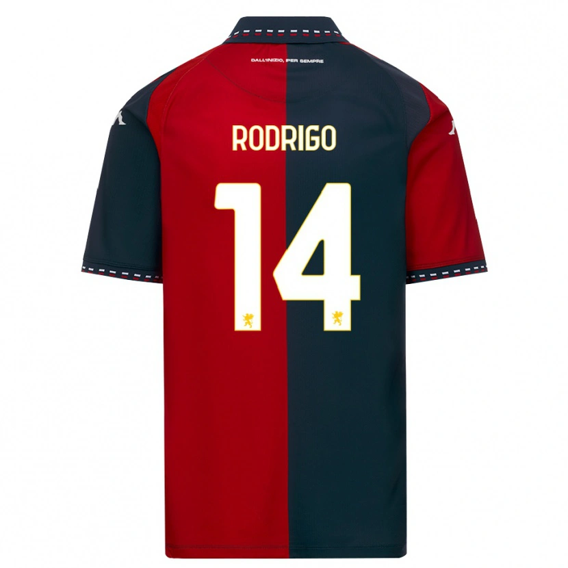 Danxen Kid Rodrigo Delgado De Albuquerque #14 Red Black White Home Jersey 2026/27 T-Shirt