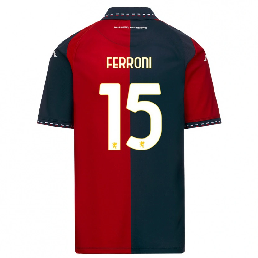 Danxen Kid Leonardo Ferroni #15 Red Black White Home Jersey 2026/27 T-Shirt