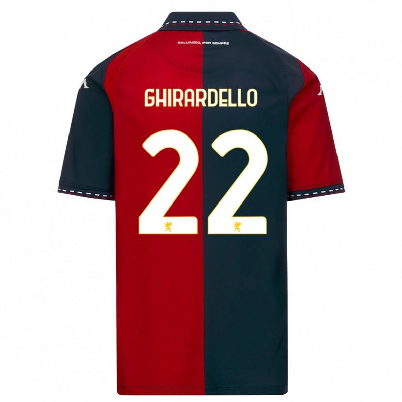Danxen Kid Tommaso Ghirardello #22 Red Black White Home Jersey 2026/27 T-Shirt