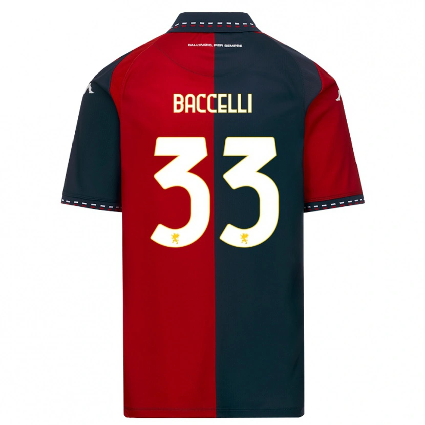 Danxen Kid Pietro Baccelli #33 Red Black White Home Jersey 2026/27 T-Shirt