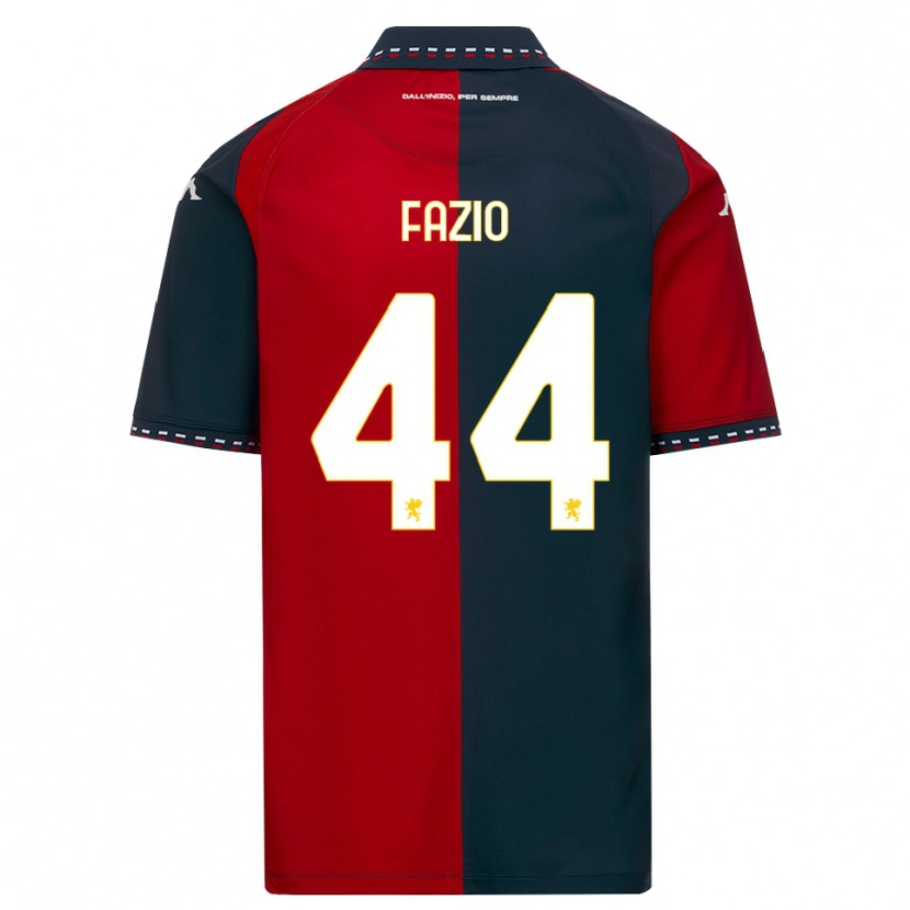 Danxen Kid Agostino Fazio #44 Red Black White Home Jersey 2026/27 T-Shirt