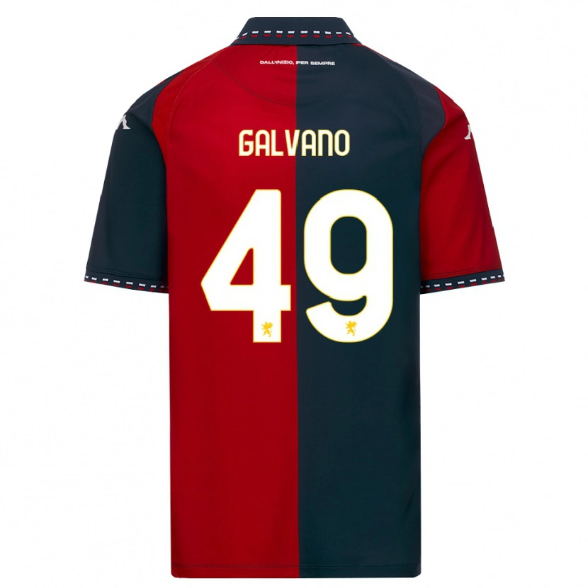Danxen Kid Cristian Galvano #49 Red Black White Home Jersey 2026/27 T-Shirt