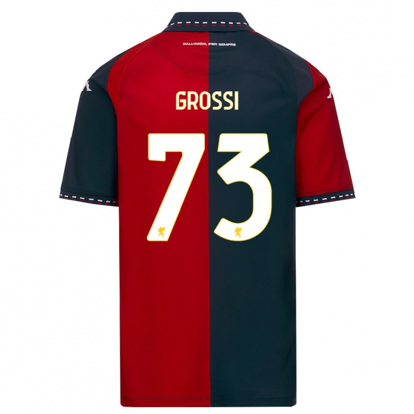 Danxen Kid Jacopo Grossi #73 Red Black White Home Jersey 2026/27 T-Shirt
