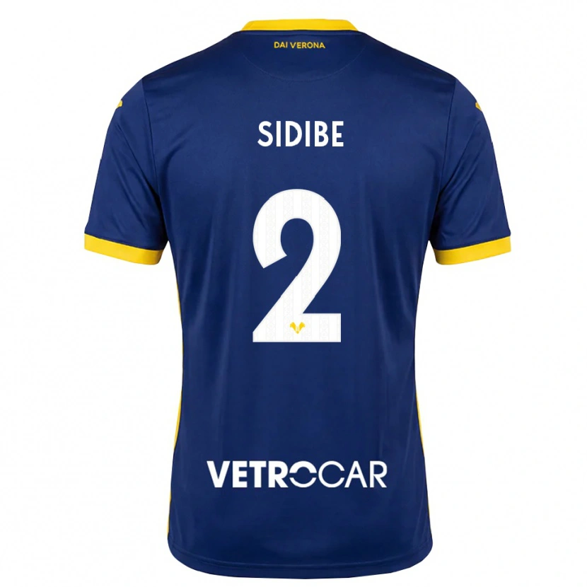 Danxen Kid Amoro Sidibe #2 Royal Blue Yellow White Home Jersey 2026/27 T-Shirt