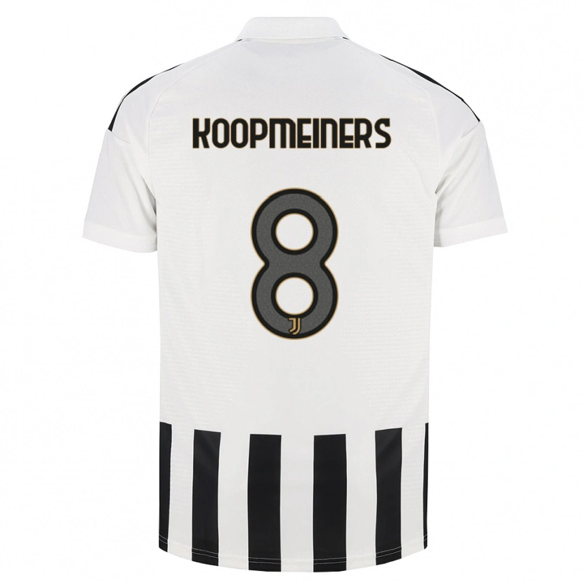 Danxen Kid Teun Koopmeiners #8 Black White Brown Home Jersey 2026/27 T-Shirt