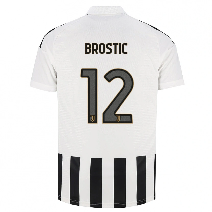 Danxen Kid Gabriel Broștic #12 Black White Brown Home Jersey 2026/27 T-Shirt