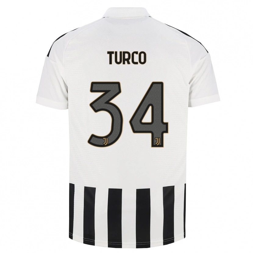 Danxen Kid Stefano Turco #34 Black White Brown Home Jersey 2026/27 T-Shirt