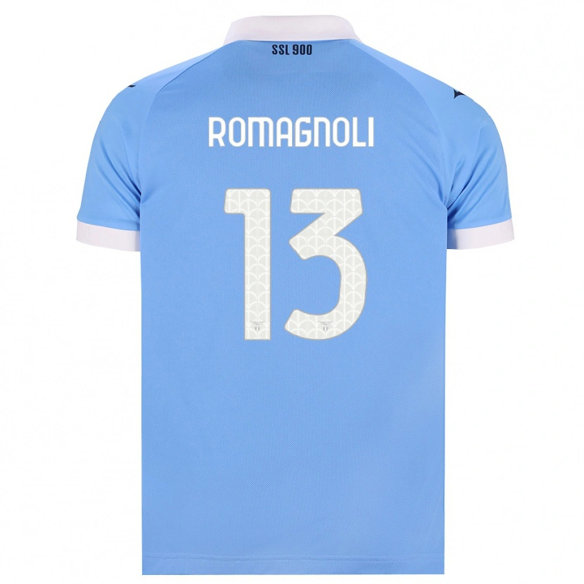 Danxen Kid Alessio Romagnoli #13 Sky Blue Black White Home Jersey 2026/27 T-Shirt