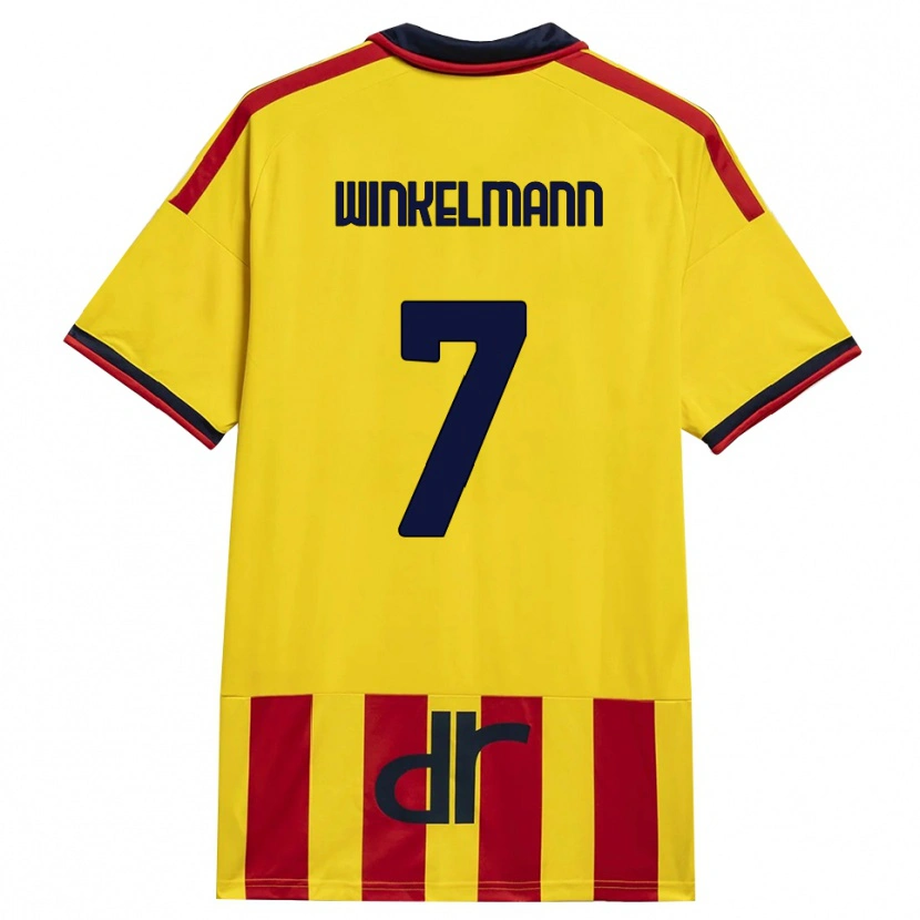 Danxen Kid Till Winkelmann #7 Yellow Red Home Jersey 2026/27 T-Shirt