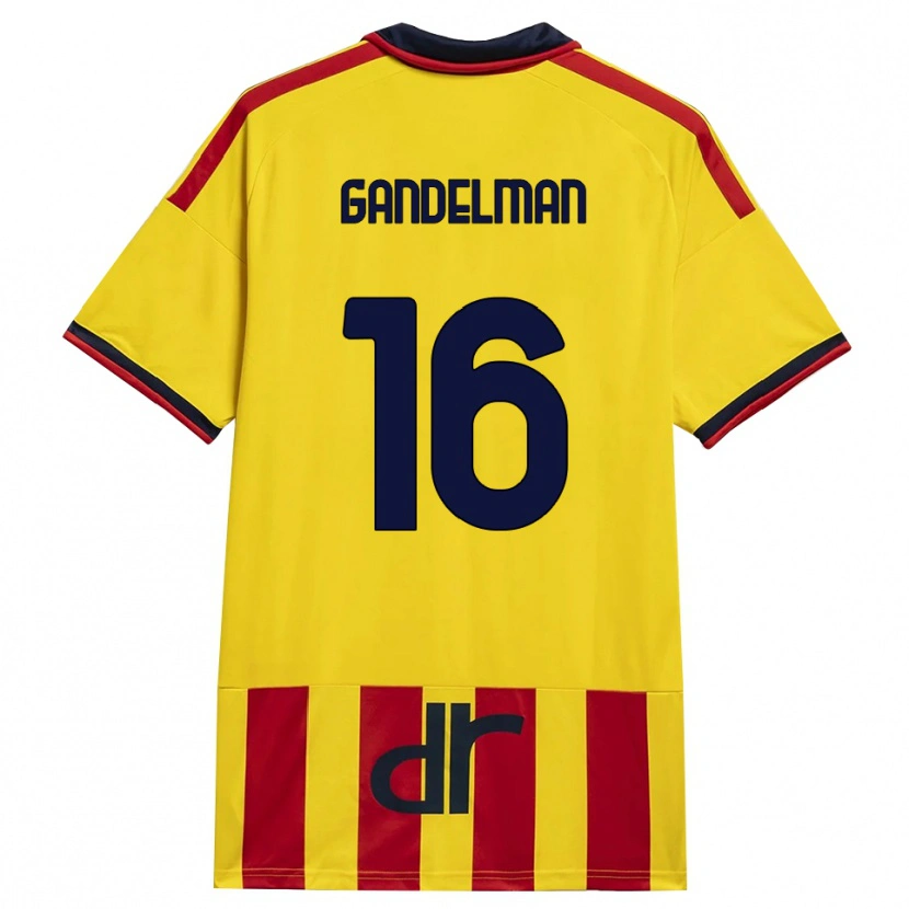 Danxen Kid Omri Gandelman #16 Yellow Red Home Jersey 2026/27 T-Shirt