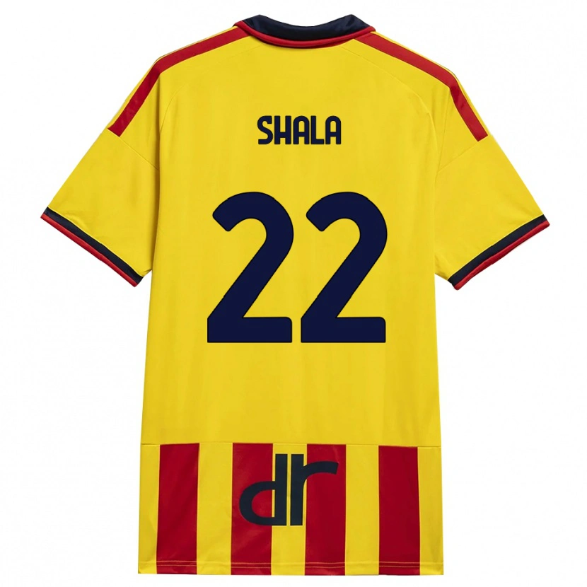 Danxen Kid Erlis Shala #22 Yellow Red Home Jersey 2026/27 T-Shirt