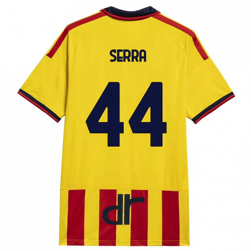 Danxen Kid Francesco Serra #44 Yellow Red Home Jersey 2026/27 T-Shirt