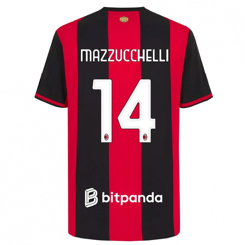 Danxen Kid Paolo Mazzucchelli #14 Red Black White Home Jersey 2026/27 T-Shirt