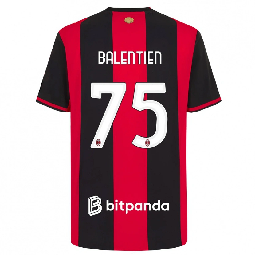 Danxen Kid Cheveyo Balentien #75 Red Black White Home Jersey 2026/27 T-Shirt