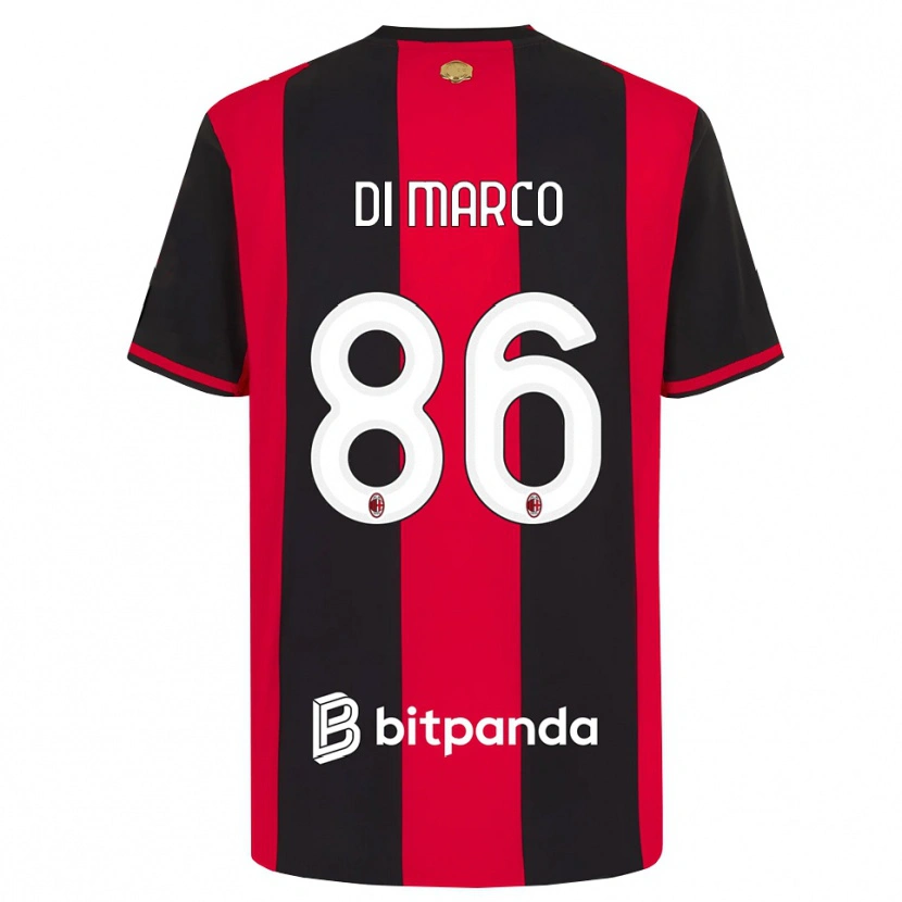 Danxen Kid Luca Di Marco #86 Red Black White Home Jersey 2026/27 T-Shirt