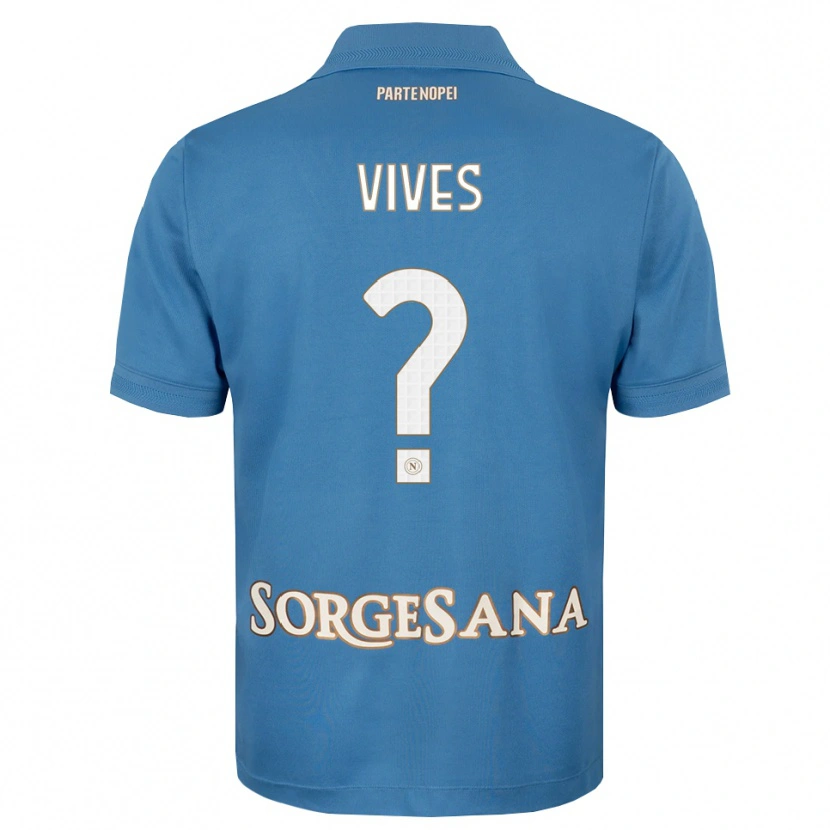 Danxen Kid Matteo Vives #0 Haze Blue White Home Jersey 2026/27 T-Shirt