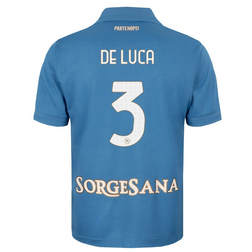 Danxen Kid Alfonso De Luca #3 Haze Blue White Home Jersey 2026/27 T-Shirt