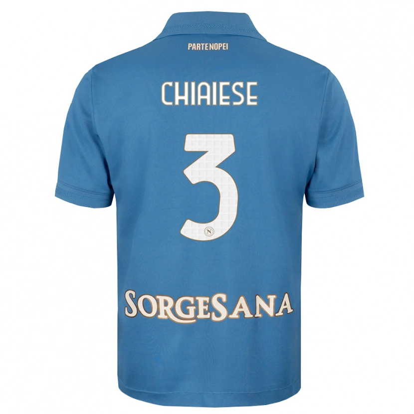 Danxen Kid Riccardo Chiaiese #3 Haze Blue White Home Jersey 2026/27 T-Shirt
