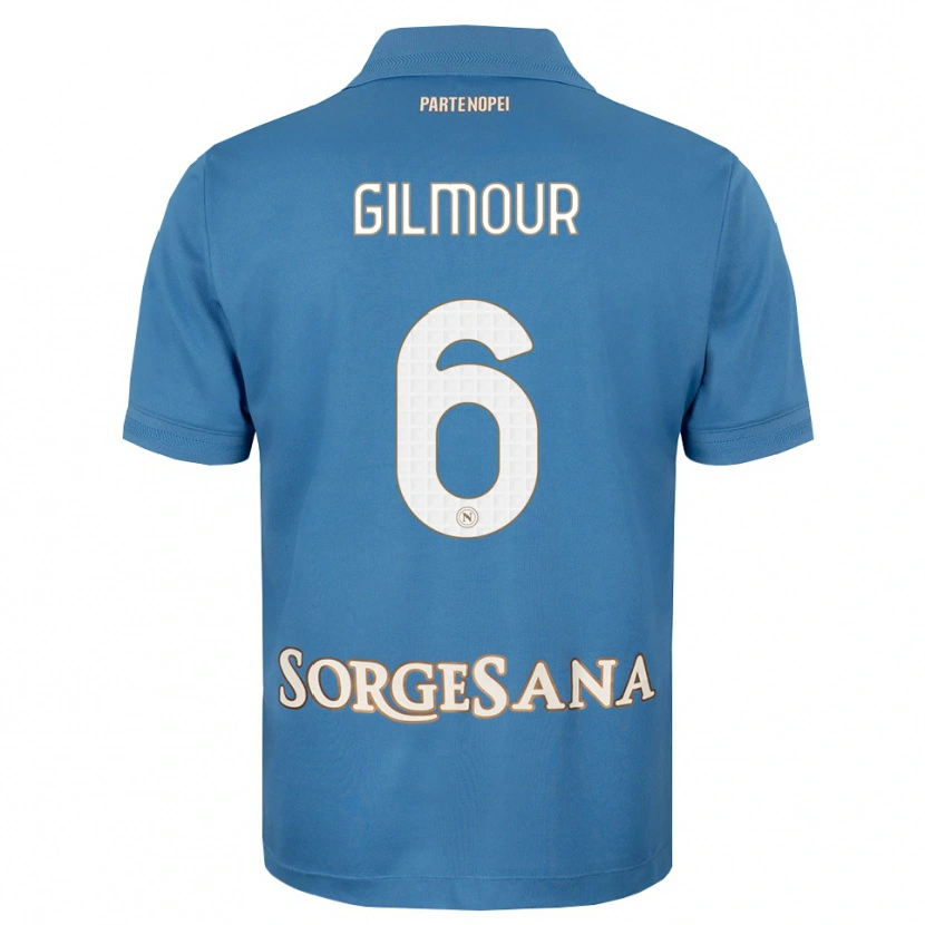 Danxen Kid Billy Gilmour #6 Haze Blue White Home Jersey 2026/27 T-Shirt