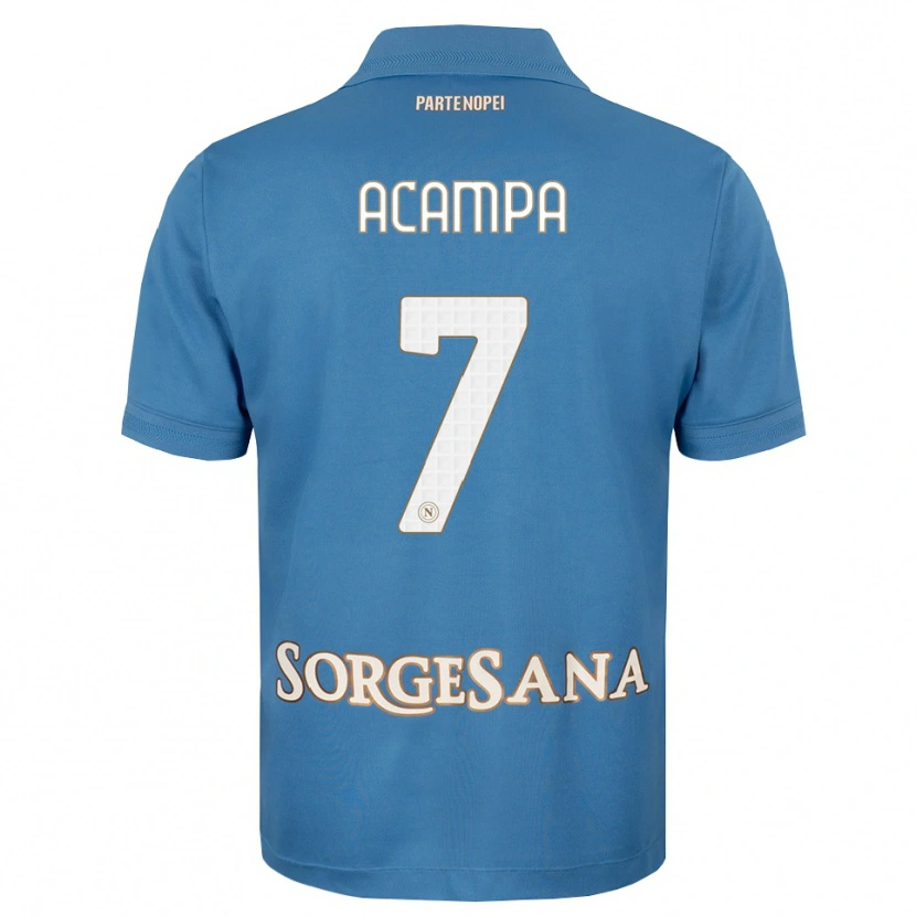 Danxen Kid Davide Acampa #7 Haze Blue White Home Jersey 2026/27 T-Shirt