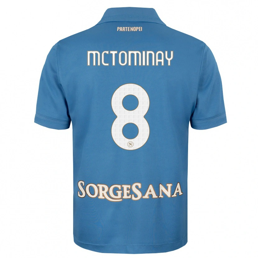 Danxen Kid Scott Mctominay #8 Haze Blue White Home Jersey 2026/27 T-Shirt