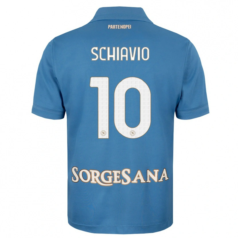 Danxen Kid Angelo Schiavio #10 Haze Blue White Home Jersey 2026/27 T-Shirt