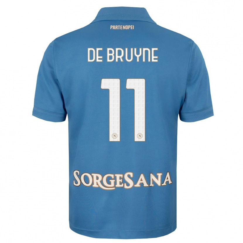 Danxen Kid Kevin De Bruyne #11 Haze Blue White Home Jersey 2026/27 T-Shirt