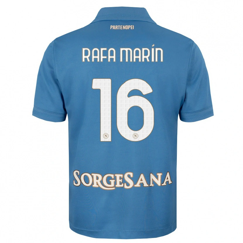 Danxen Kid Rafa Marín #16 Haze Blue White Home Jersey 2026/27 T-Shirt