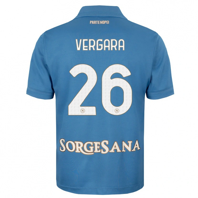 Danxen Kid Antonio Vergara #26 Haze Blue White Home Jersey 2026/27 T-Shirt