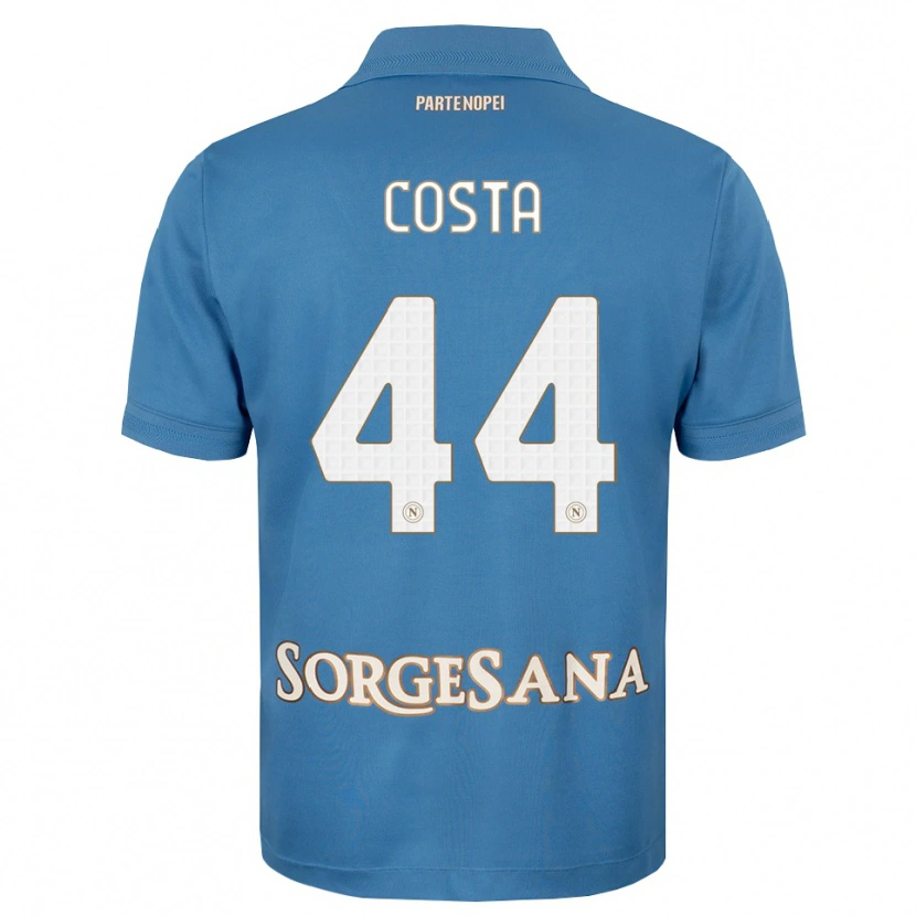 Danxen Kid Filippo Costa #44 Haze Blue White Home Jersey 2026/27 T-Shirt