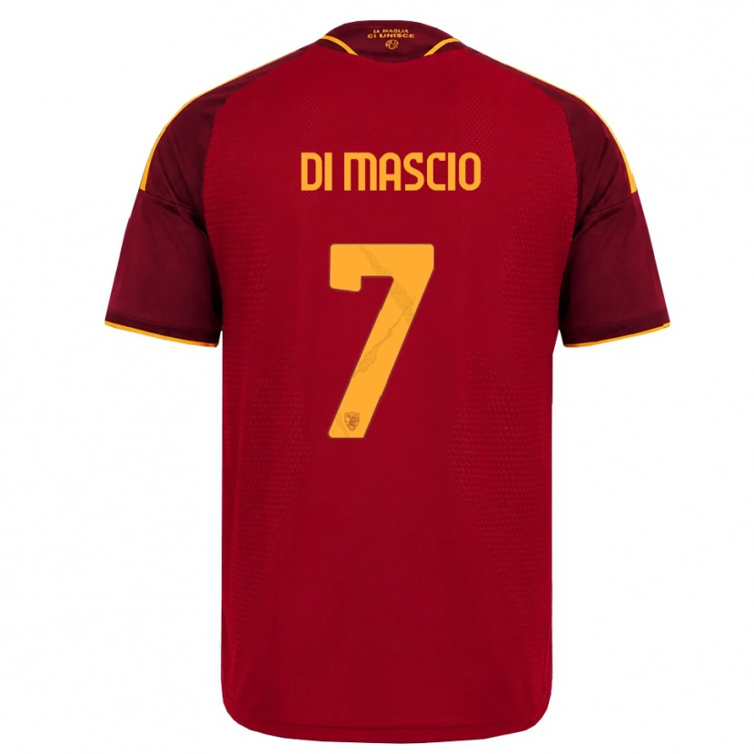 Danxen Kid Davide Di Mascio #7 Red Golden Yellow Home Jersey 2026/27 T-Shirt