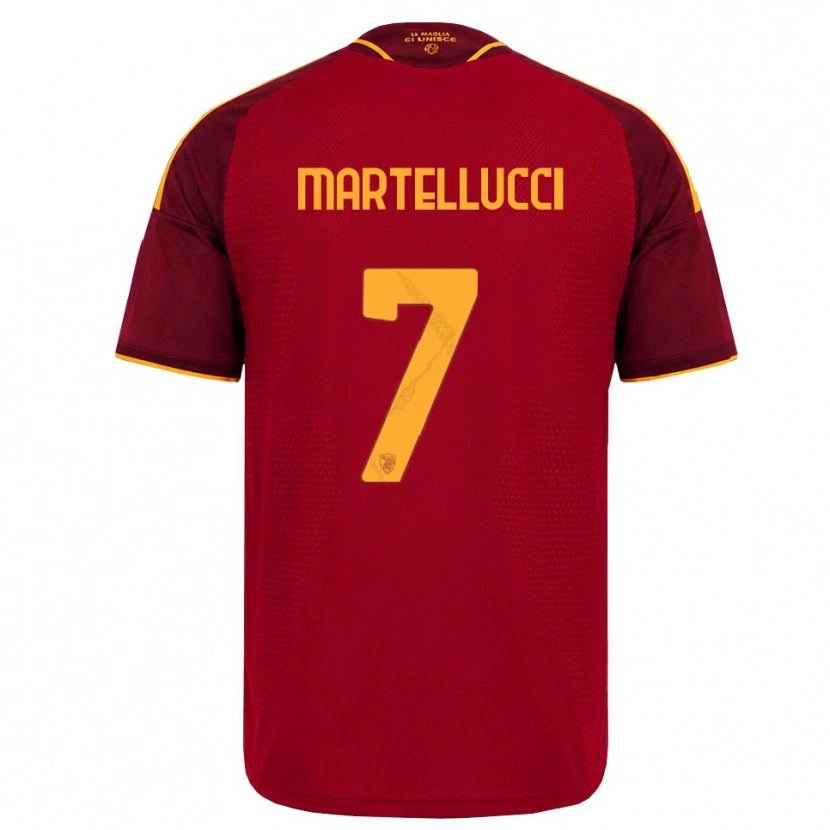 Danxen Kid Federico Martellucci #7 Red Golden Yellow Home Jersey 2026/27 T-Shirt
