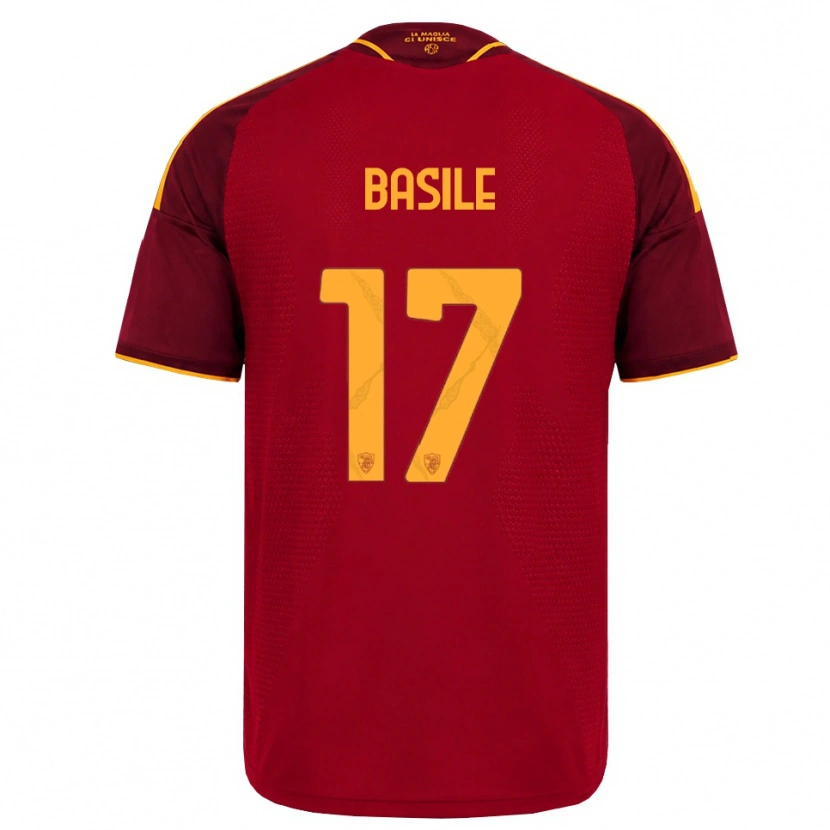 Danxen Kid Emmanuel Basile #17 Red Golden Yellow Home Jersey 2026/27 T-Shirt